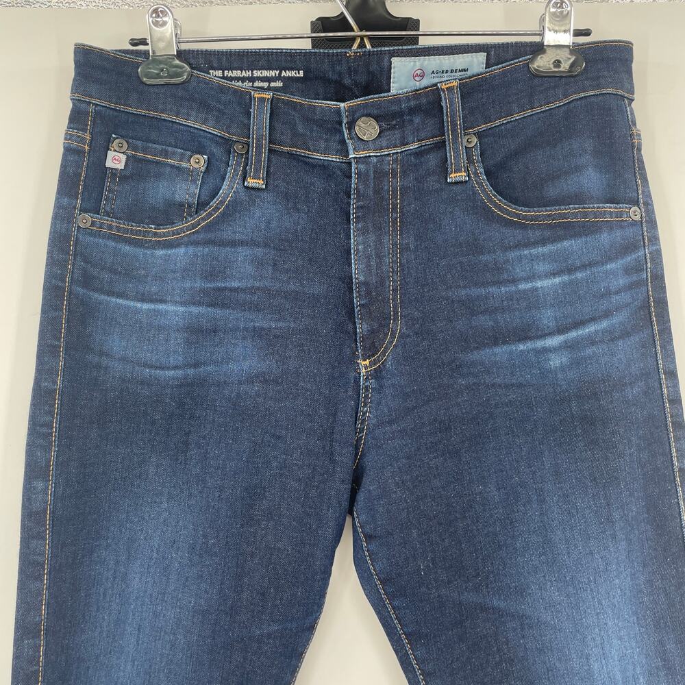 AG Adriano Goldschmied Women's High Rise Farrah Skinny Ankle Jeans Size 29 - Picture 3 of 10